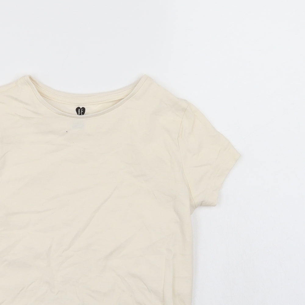 BE Girls Ivory   Basic T-Shirt Size 9-10 Years