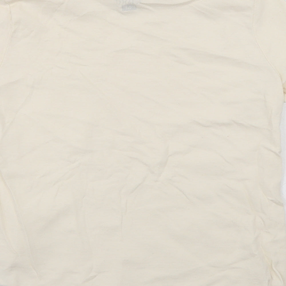 BE Girls Ivory   Basic T-Shirt Size 9-10 Years