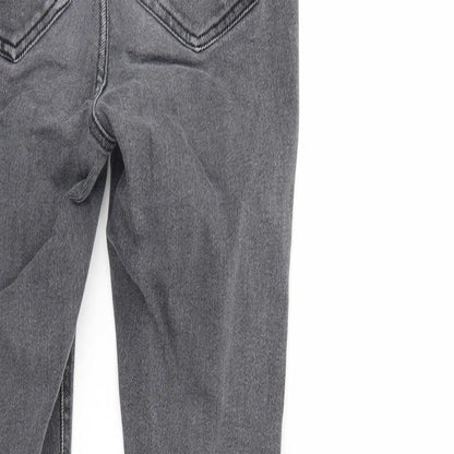 New Look Girls Grey   Skinny Jeans Size 13 Years - Distressed