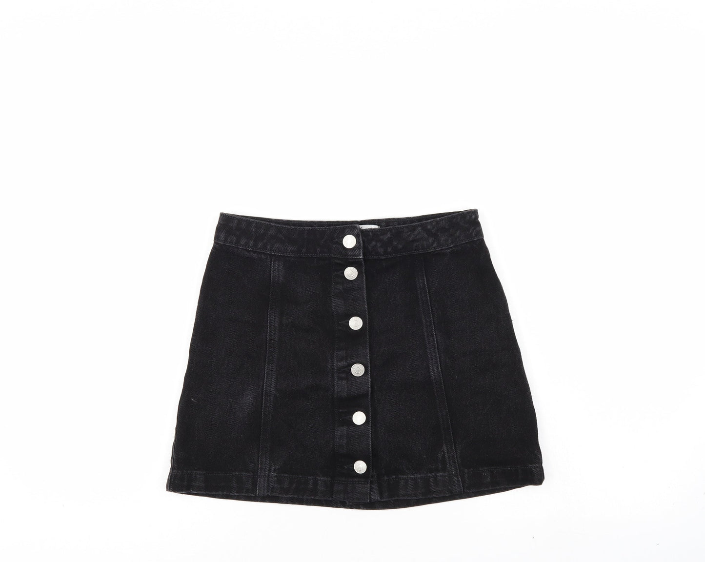 New Look Girls Black   A-Line Skirt Size 11 Years