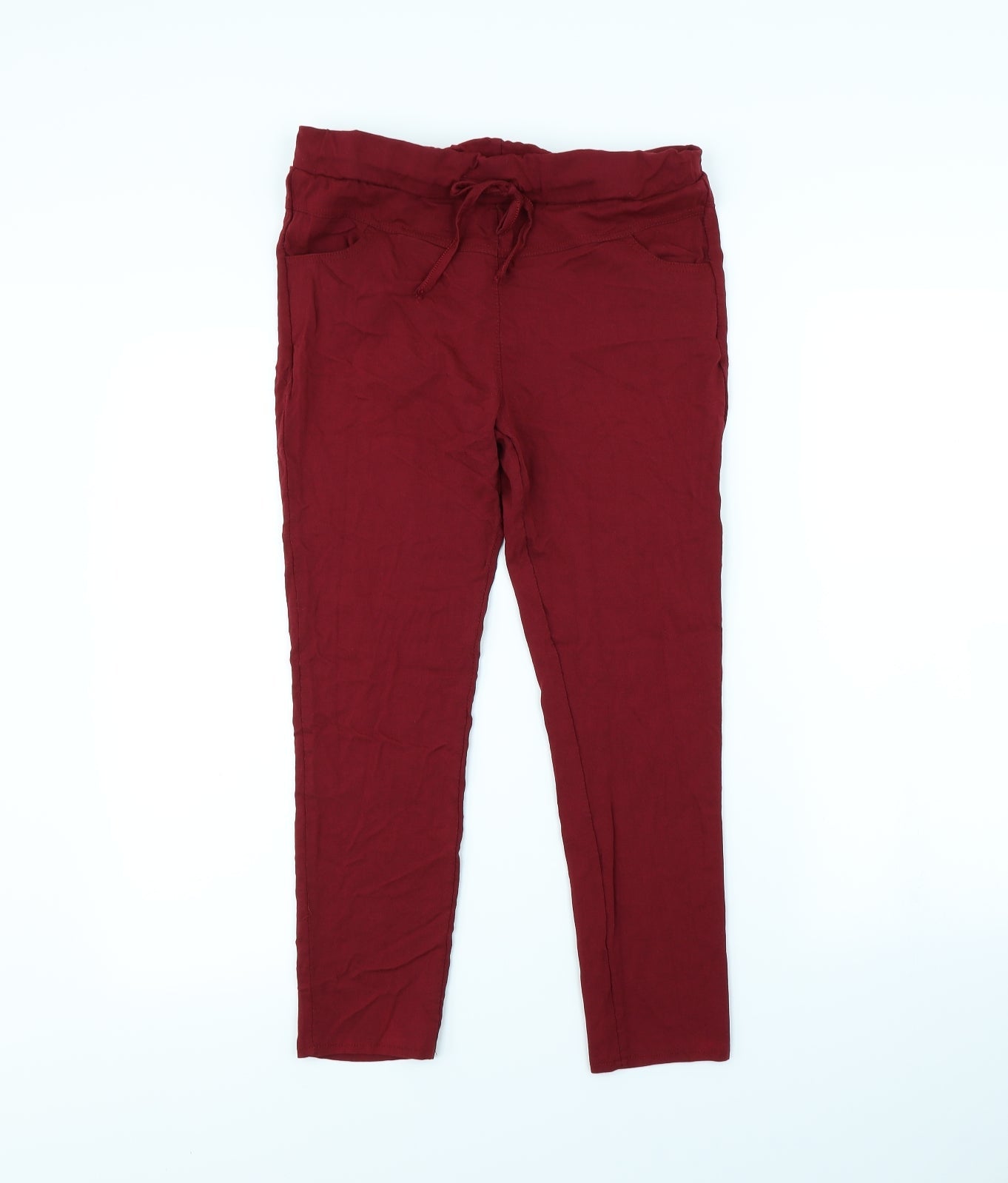Womens UK Size 30 in Preworn Regular Fit  Red Trousers