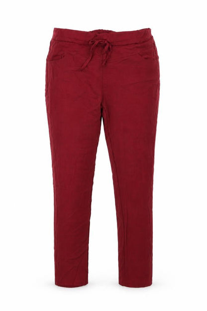 Womens UK Size 30 in Preworn Regular Fit  Red Trousers