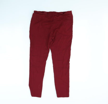 Womens UK Size 30 in Preworn Regular Fit  Red Trousers
