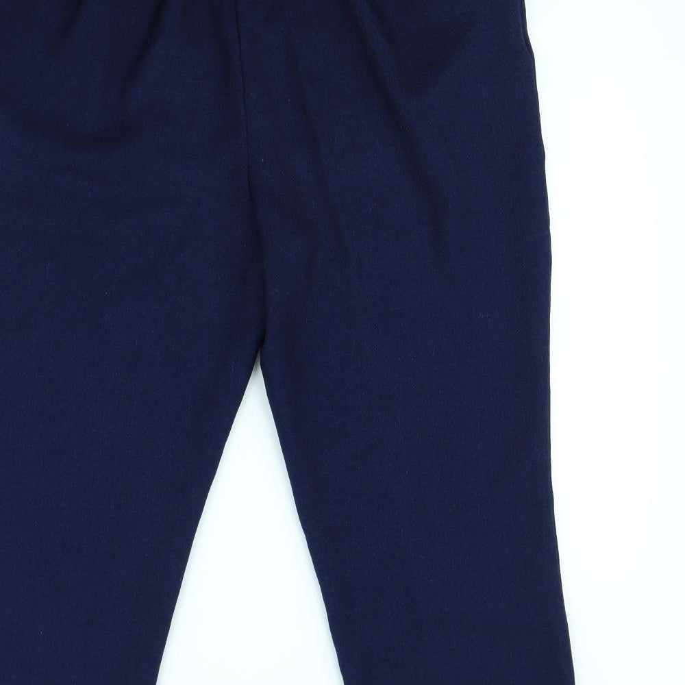 Womens UK Size 16 Papaya Regular Fit Dress Pants Blue Trousers