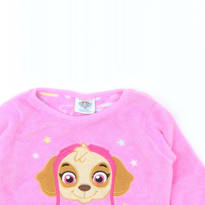 Paw patrol Girls Pink Solid   Pyjama Top Size 2 Years  - Paw Patrol
