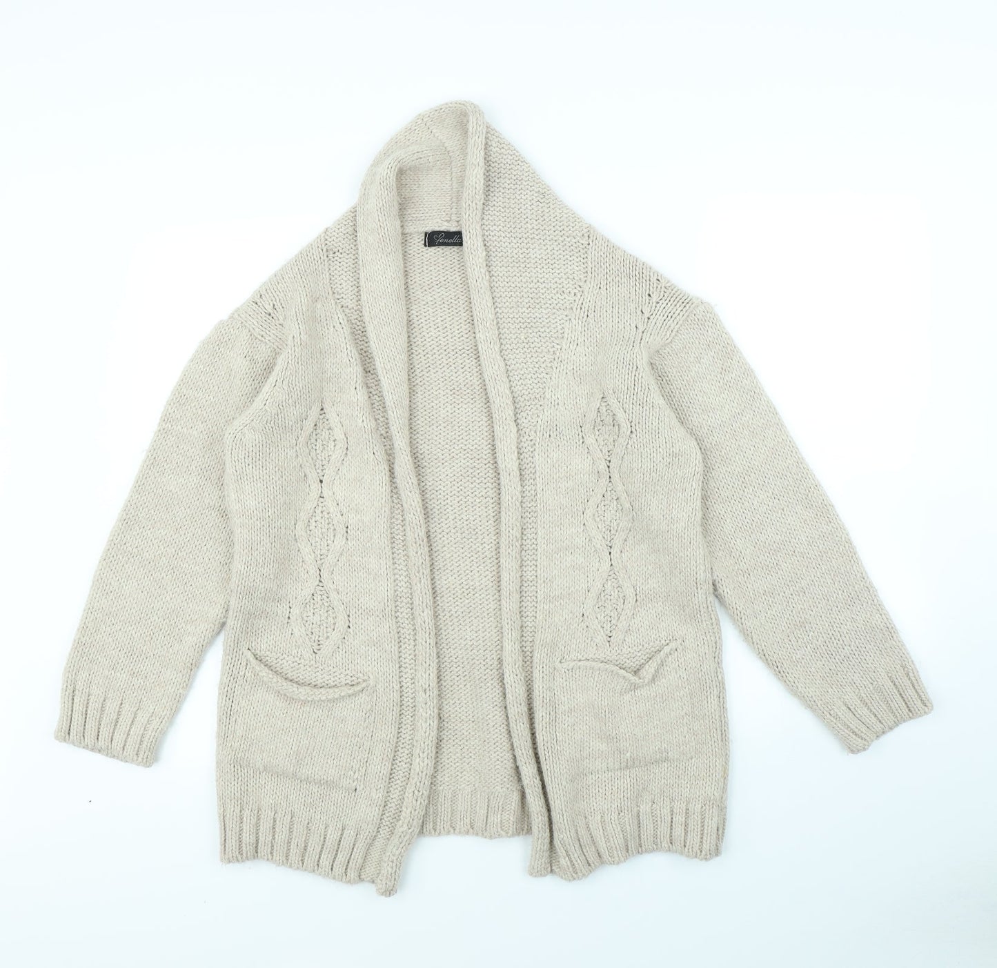 Fenella Womens Beige   Jacket  Size S