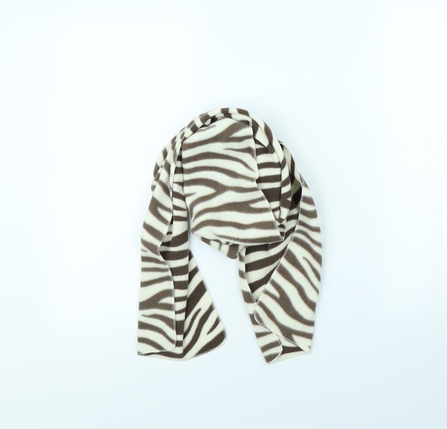 Preworn Womens Brown Animal Print   Scarf