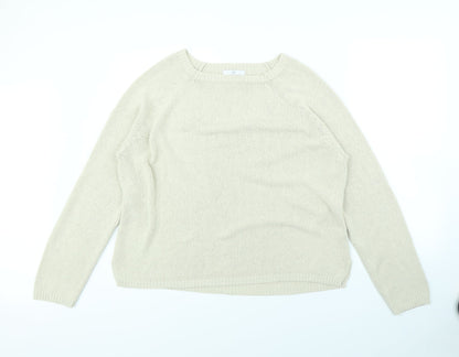 Essential Womens Beige   Pullover Jumper Size 14