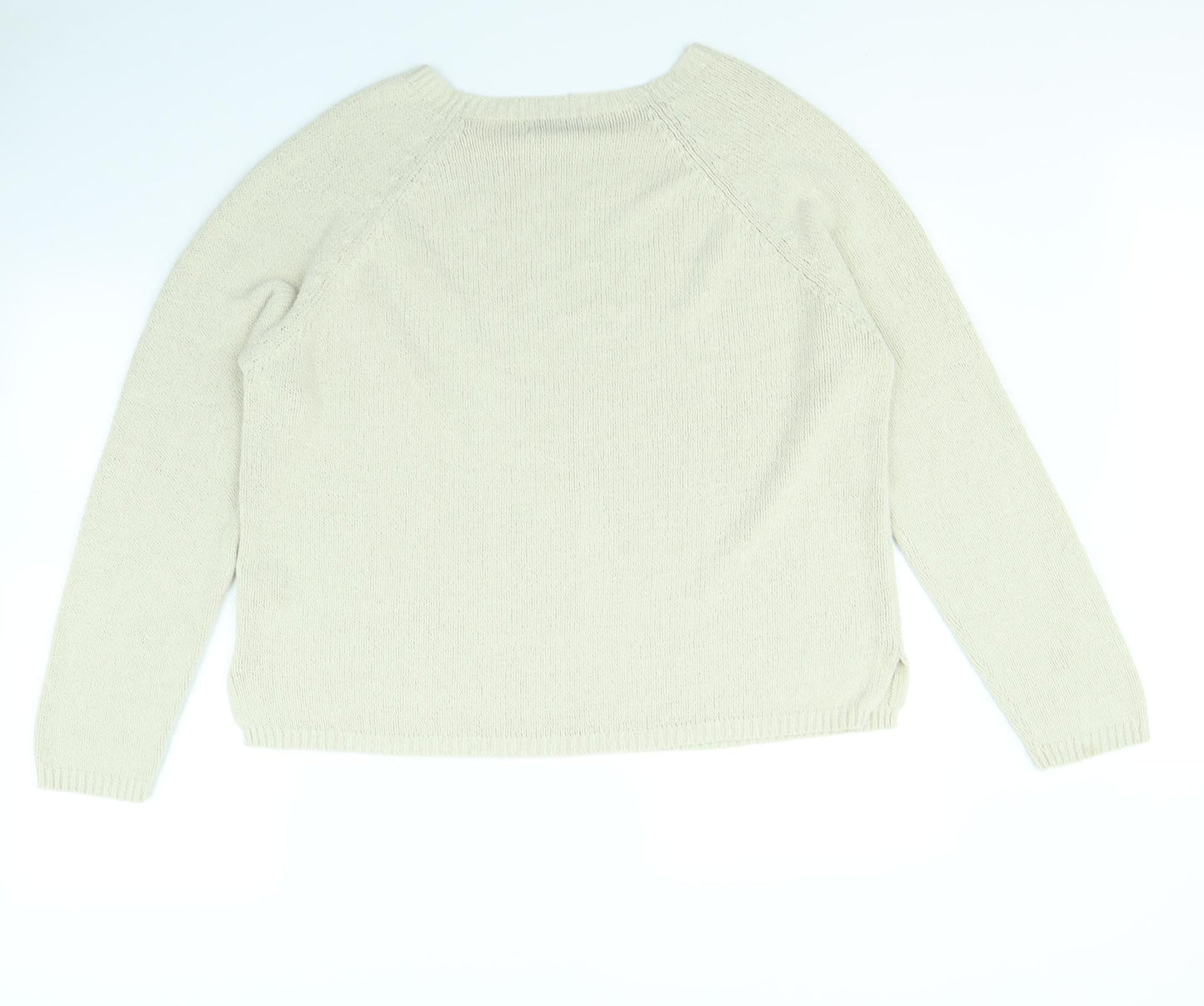 Essential Womens Beige   Pullover Jumper Size 14