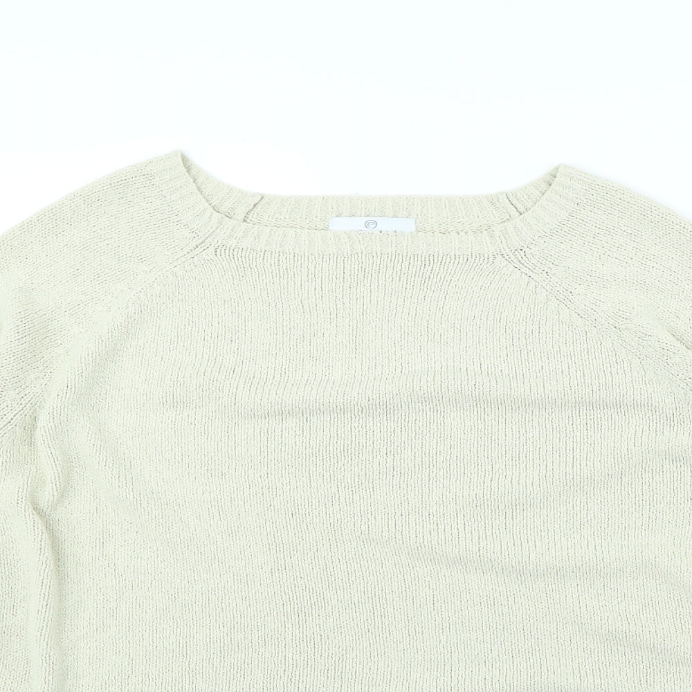 Essential Womens Beige   Pullover Jumper Size 14