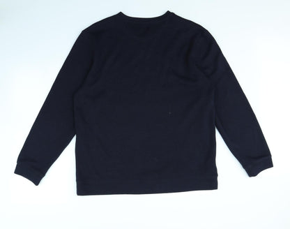 Easy Mens Blue   Pullover Jumper Size XL
