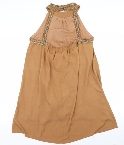 Preworn Womens Brown   A-Line  Size 32
