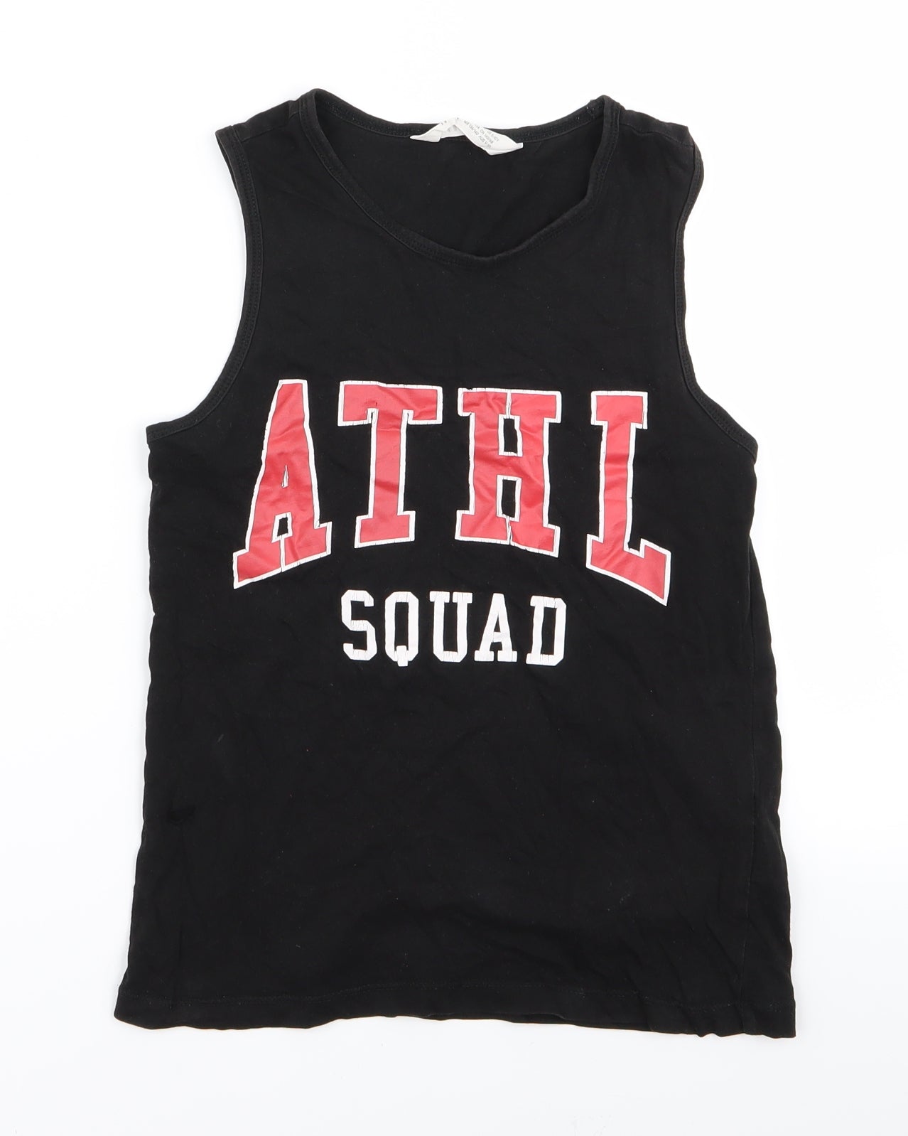 H&M Girls Black   Basic Tank Size 10 Years