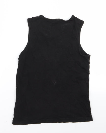 H&M Girls Black   Basic Tank Size 10 Years