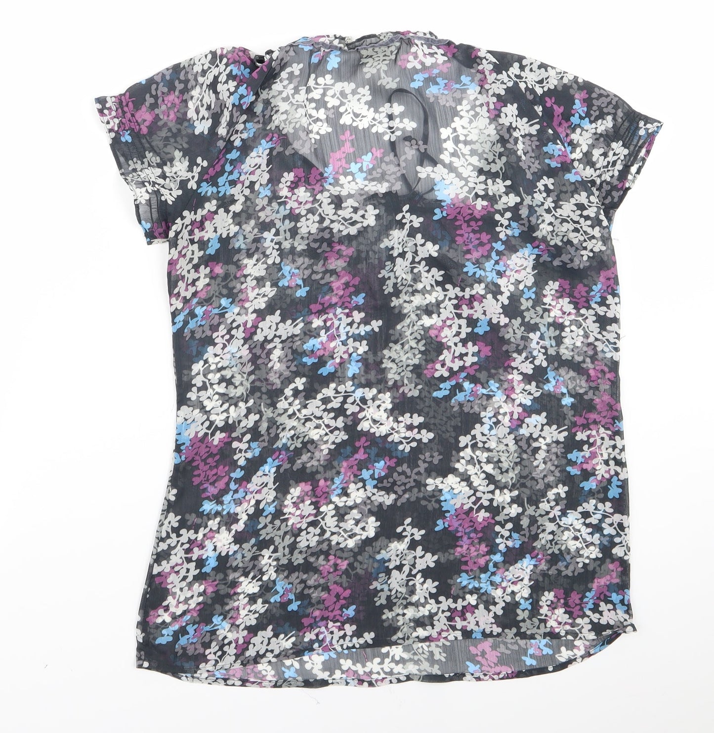Womens UK Size 6 espirit Black Basic Blouse