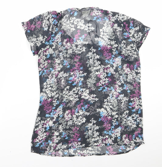 Womens UK Size 6 espirit Black Basic Blouse