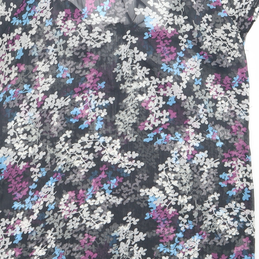 Womens UK Size 6 espirit Black Basic Blouse