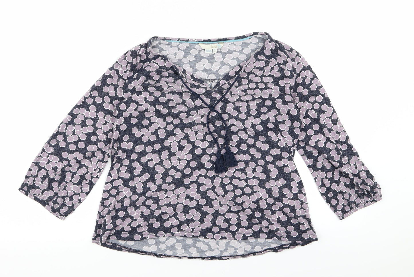 Womens UK Size 6 Preworn Purple Basic Blouse