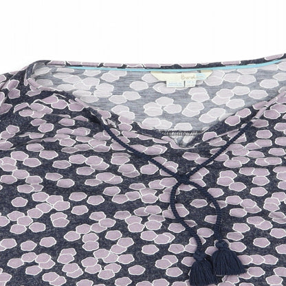 Womens UK Size 6 Preworn Purple Basic Blouse