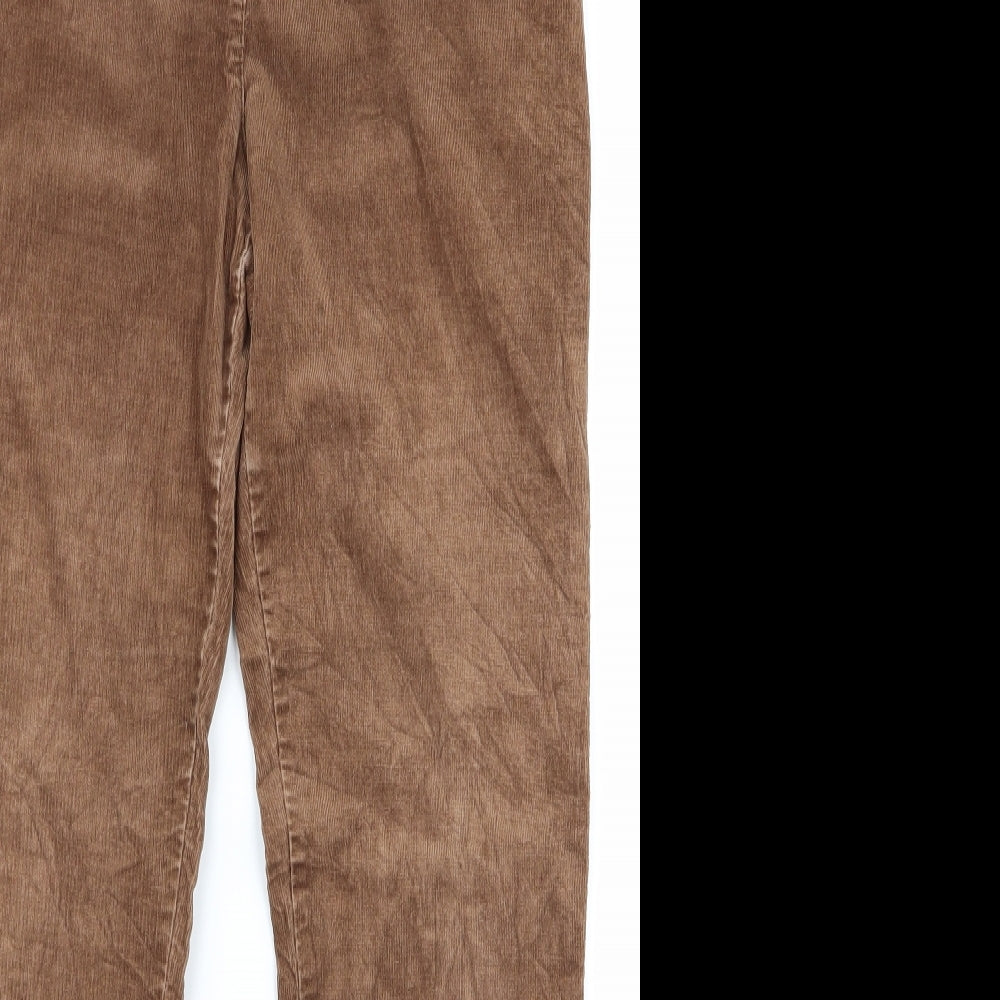 Womens UK Size 32 Preworn Regular Fit Snow Pants Brown Trousers