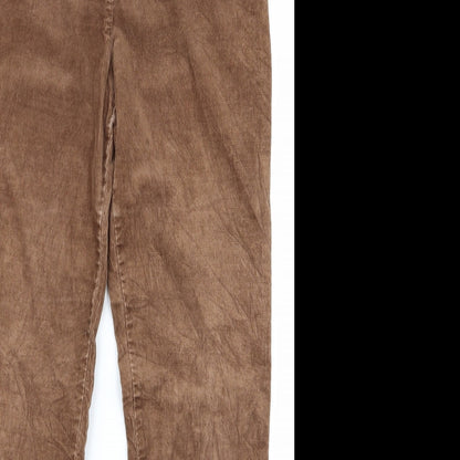 Womens UK Size 32 Preworn Regular Fit Snow Pants Brown Trousers