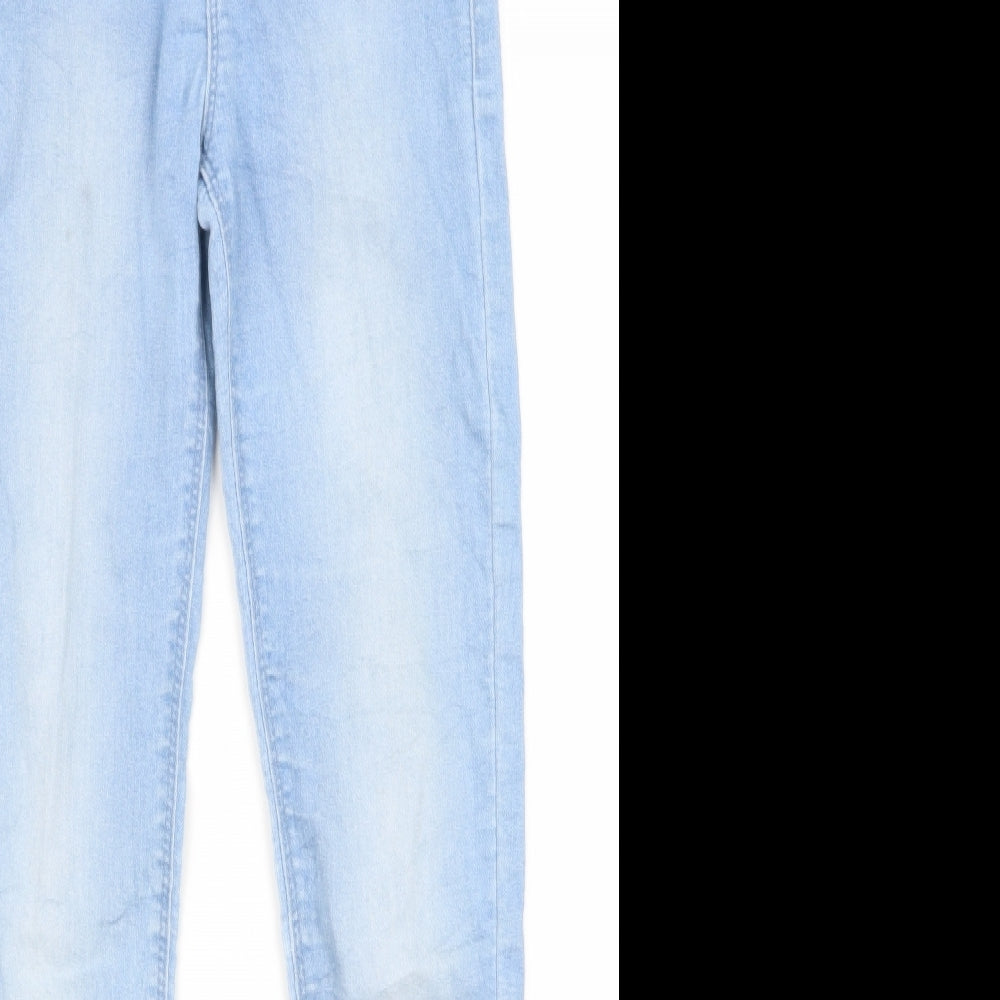 Womens UK Size 12 Preworn Regular Fit Skinny Blue Jeans