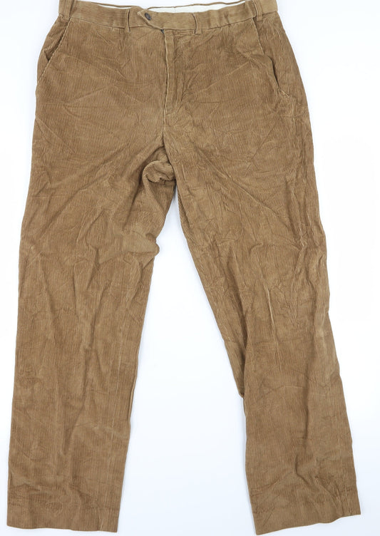 m&s Womens Beige   Trousers  Size 36 L29 in