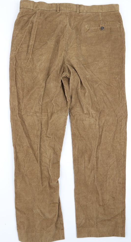 m&s Womens Beige   Trousers  Size 36 L29 in