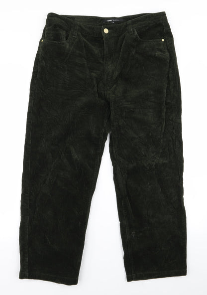 Womens UK Size 38 Preworn Regular Fit  Green Trousers