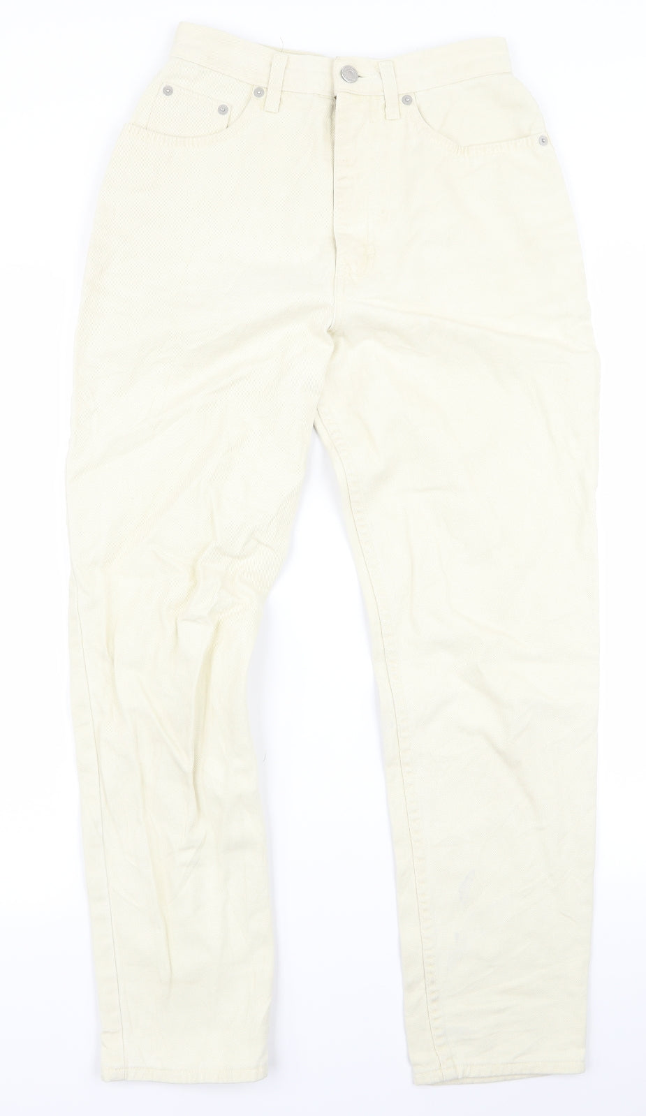 m&s Womens White   Skinny Jeans Size 10 L27 in