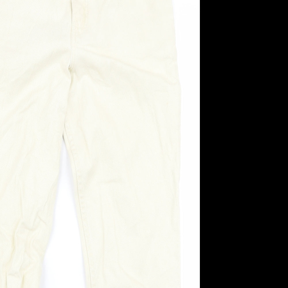 m&s Womens White   Skinny Jeans Size 10 L27 in