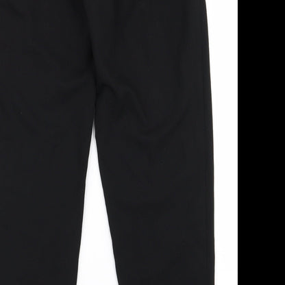 Womens UK Size M Preworn Regular Fit  Black Trousers