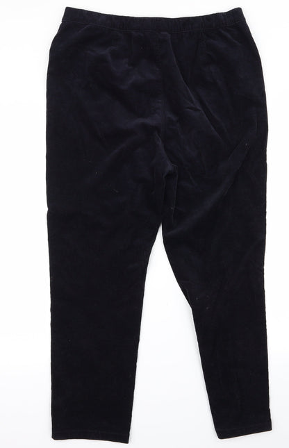 Womens UK Size 34 Preworn Regular Fit  Blue Trousers