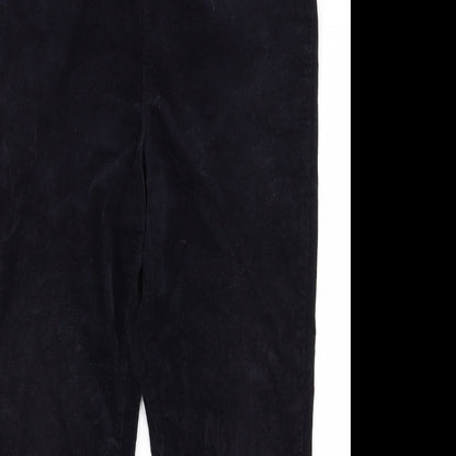 Womens UK Size 34 Preworn Regular Fit  Blue Trousers
