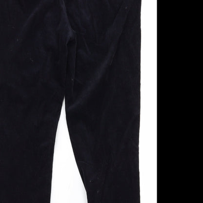 Womens UK Size 34 Preworn Regular Fit  Blue Trousers