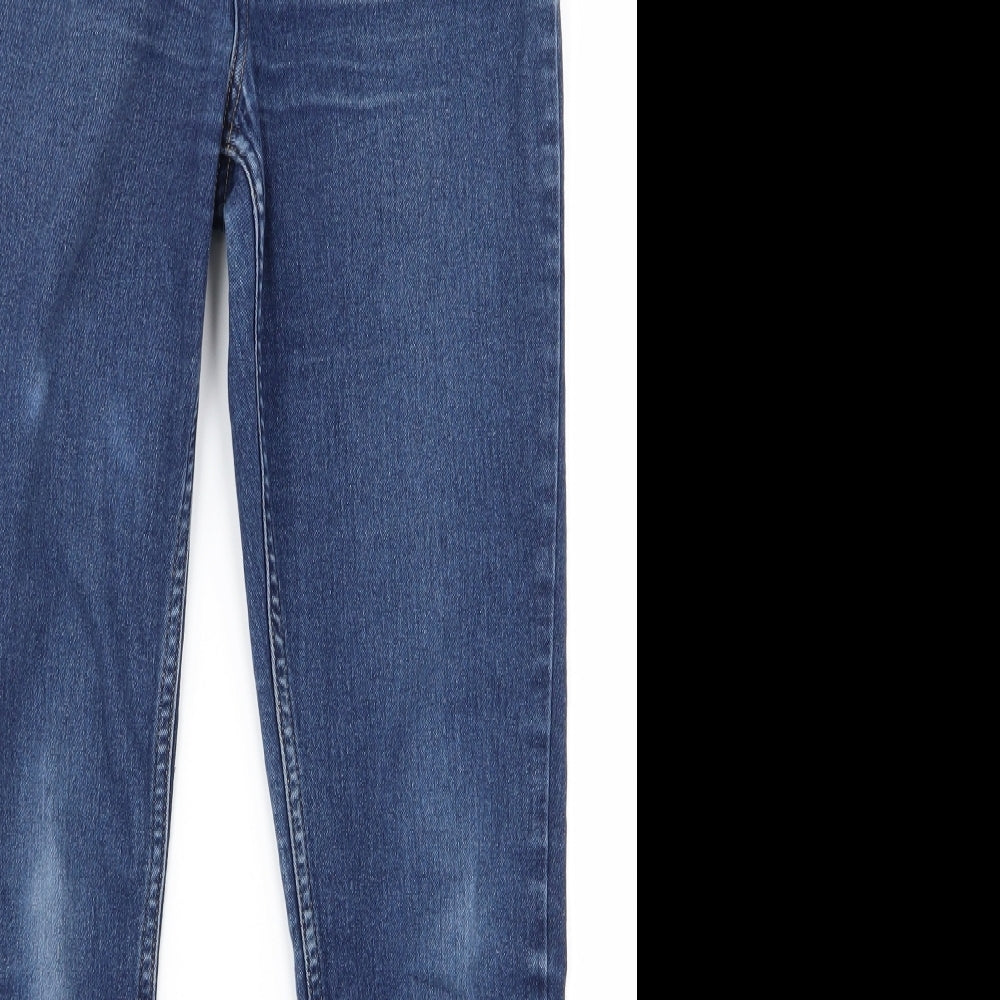 Womens UK Size 28 Preworn Regular Fit Skinny Blue Jeans