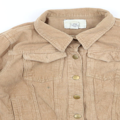 Womens UK Size S FOREVER 21 Beige Jacket