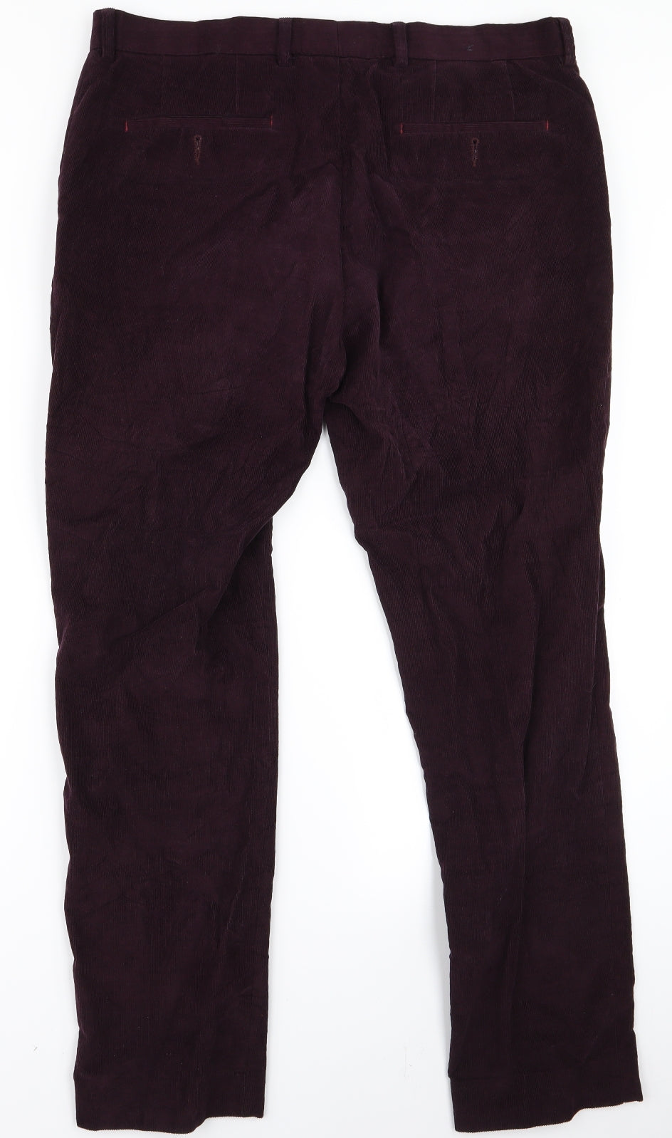 Womens UK Size 36 Preworn Regular Fit  Purple Trousers
