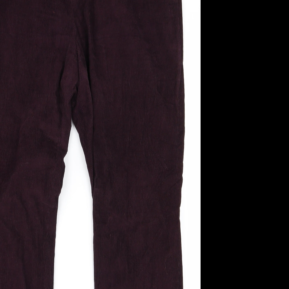 Womens UK Size 36 Preworn Regular Fit  Purple Trousers