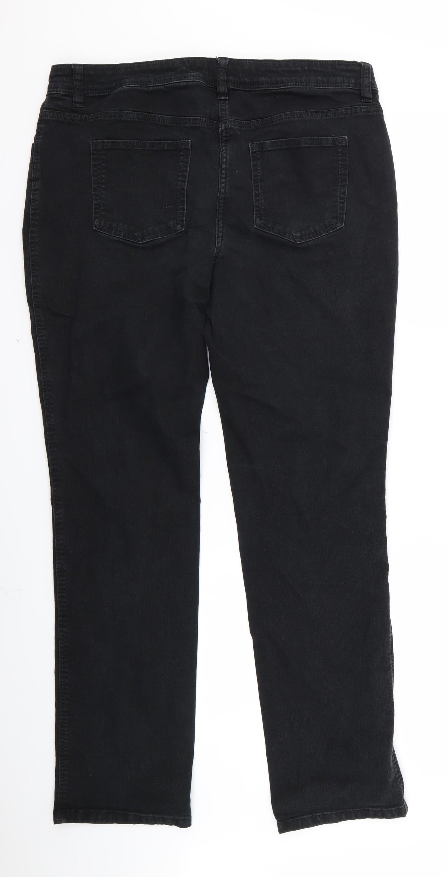 Womens UK Size 16 Preworn Regular Fit Skinny Grey Jeans