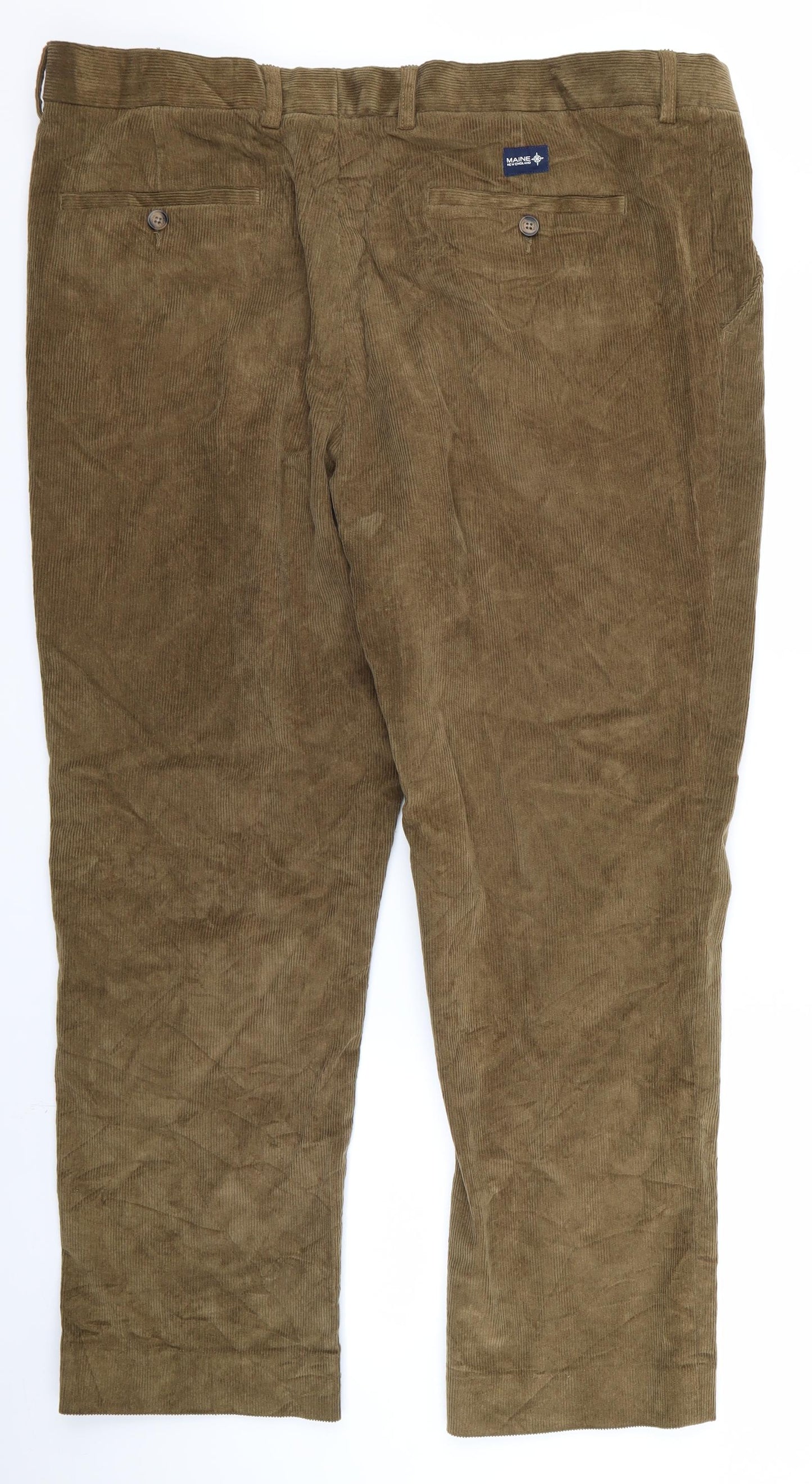 Womens UK Size 42 Preworn Regular Fit  Brown Trousers