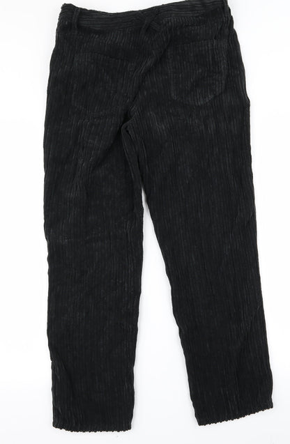 peruna Womens Black   Trousers  Size 8 L25 in