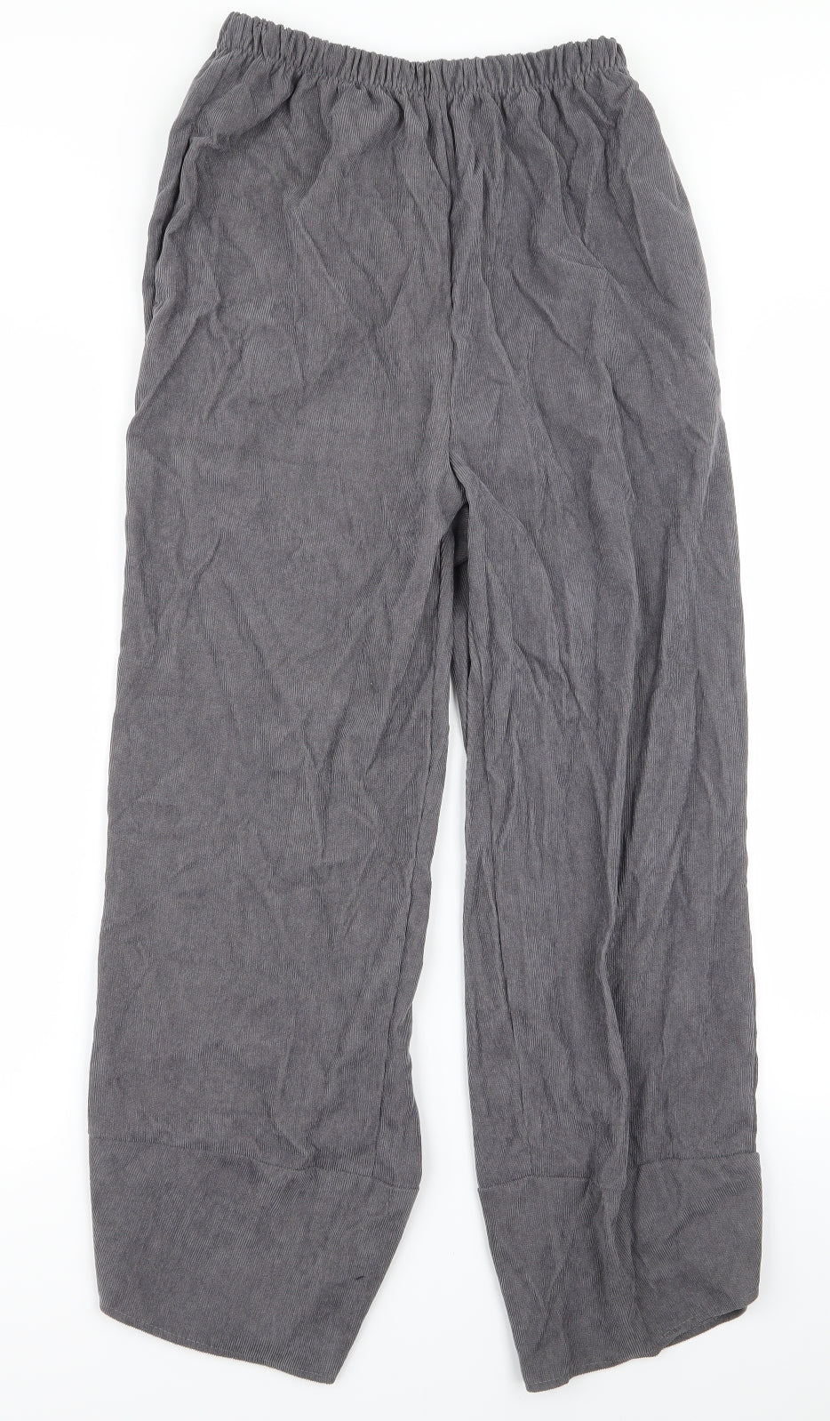 Womens UK Size 8 Preworn Regular Fit Jogger Grey Trousers