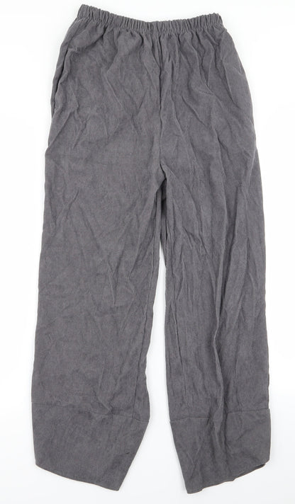 Womens UK Size 8 Preworn Regular Fit Jogger Grey Trousers