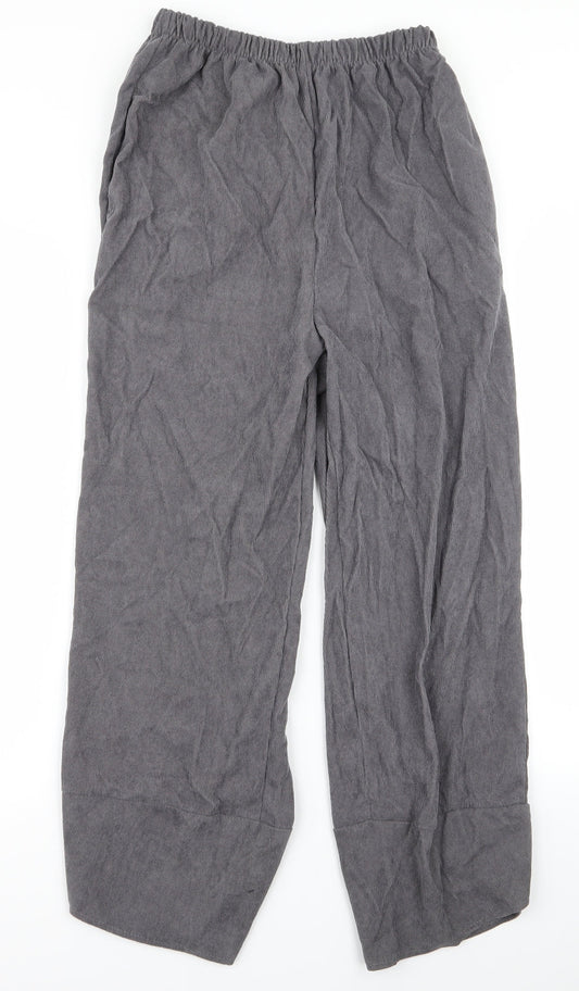 Womens UK Size 8 Preworn Regular Fit Jogger Grey Trousers