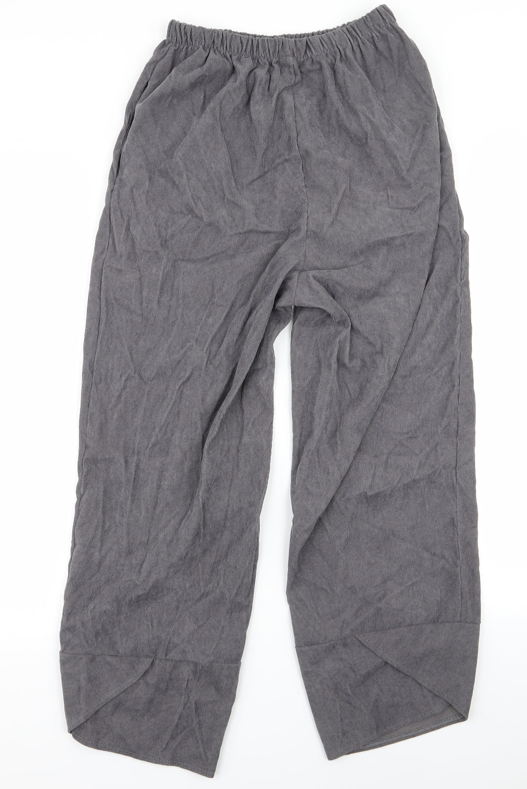 Womens UK Size 8 Preworn Regular Fit Jogger Grey Trousers