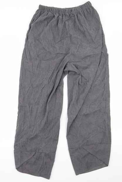 Womens UK Size 8 Preworn Regular Fit Jogger Grey Trousers