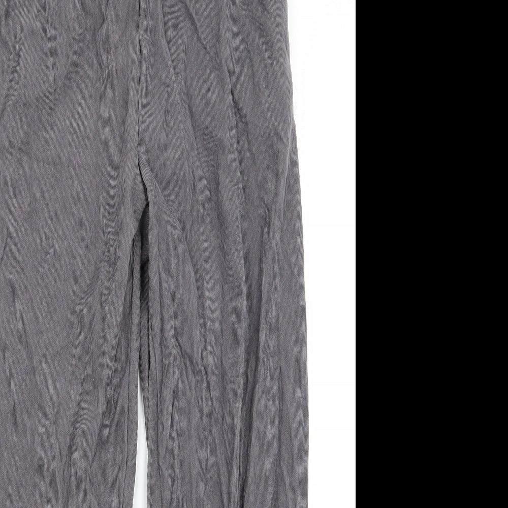 Womens UK Size 8 Preworn Regular Fit Jogger Grey Trousers