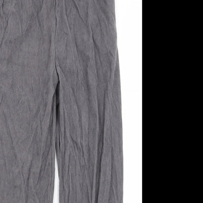 Womens UK Size 8 Preworn Regular Fit Jogger Grey Trousers