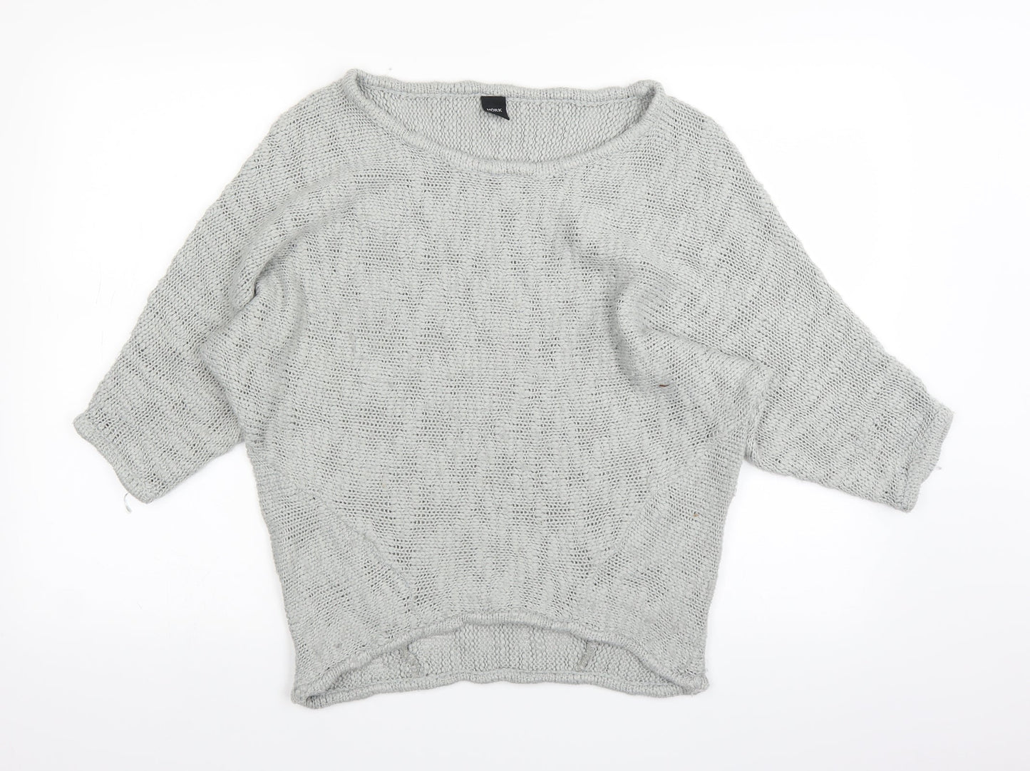 Mork Womens Grey   Pullover Jumper Size M